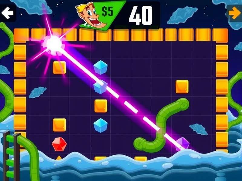 Snakes Ladders Plus gameplay showing a player using a power-up